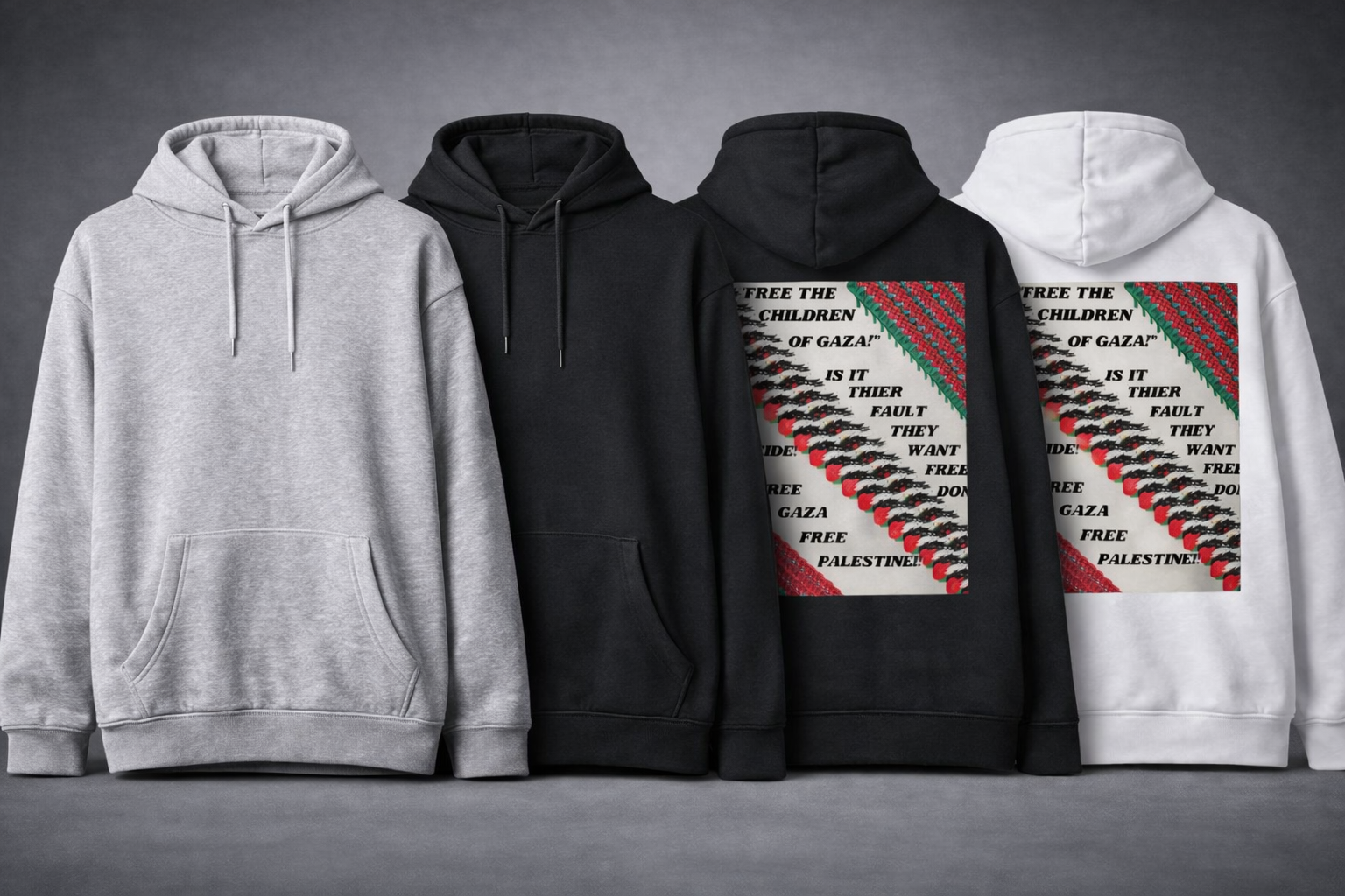 Cease Fire Now Hoodie (Back Print Only)