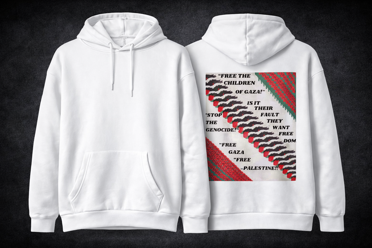 Cease Fire Now Hoodie (Back Print Only)